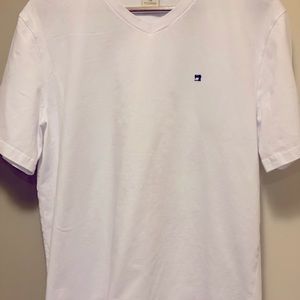 Scotch & Soda White V-neck Tee-shirt (L)